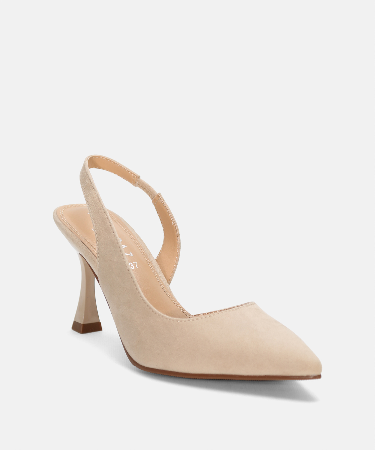 Sapato de salto aberto atr&aacute;s  image number null